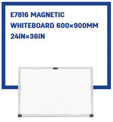 Deli Magnetic Whiteboard 600×900mm 24IN×36IN - E7816 - Al Masam Stationery LLC